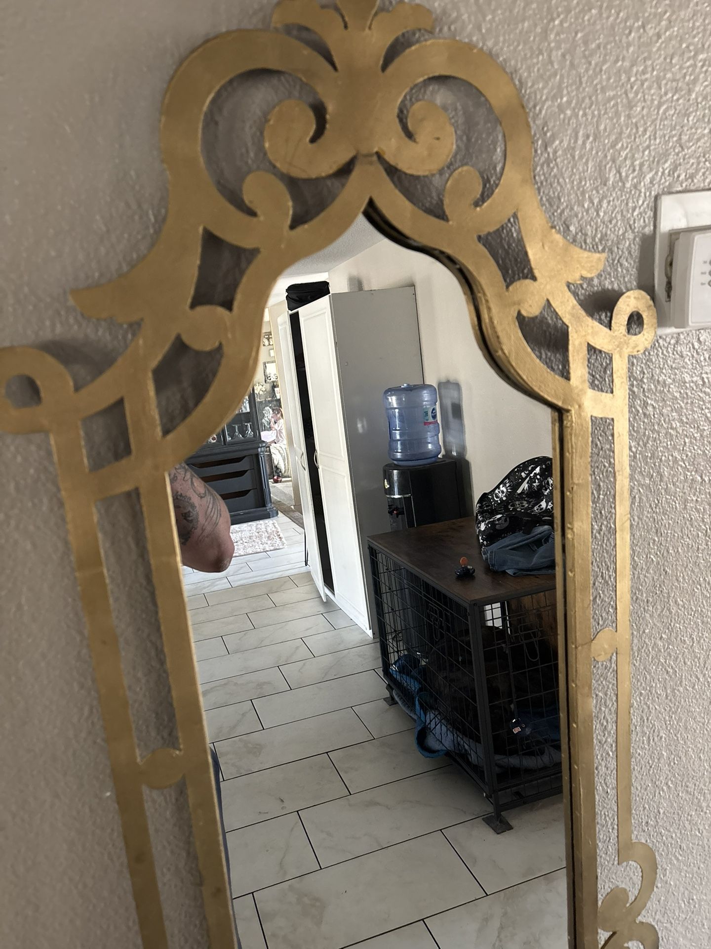 Very Nice Antique Collectible Standing/hanging Mirror