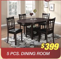 5 pcs dining set