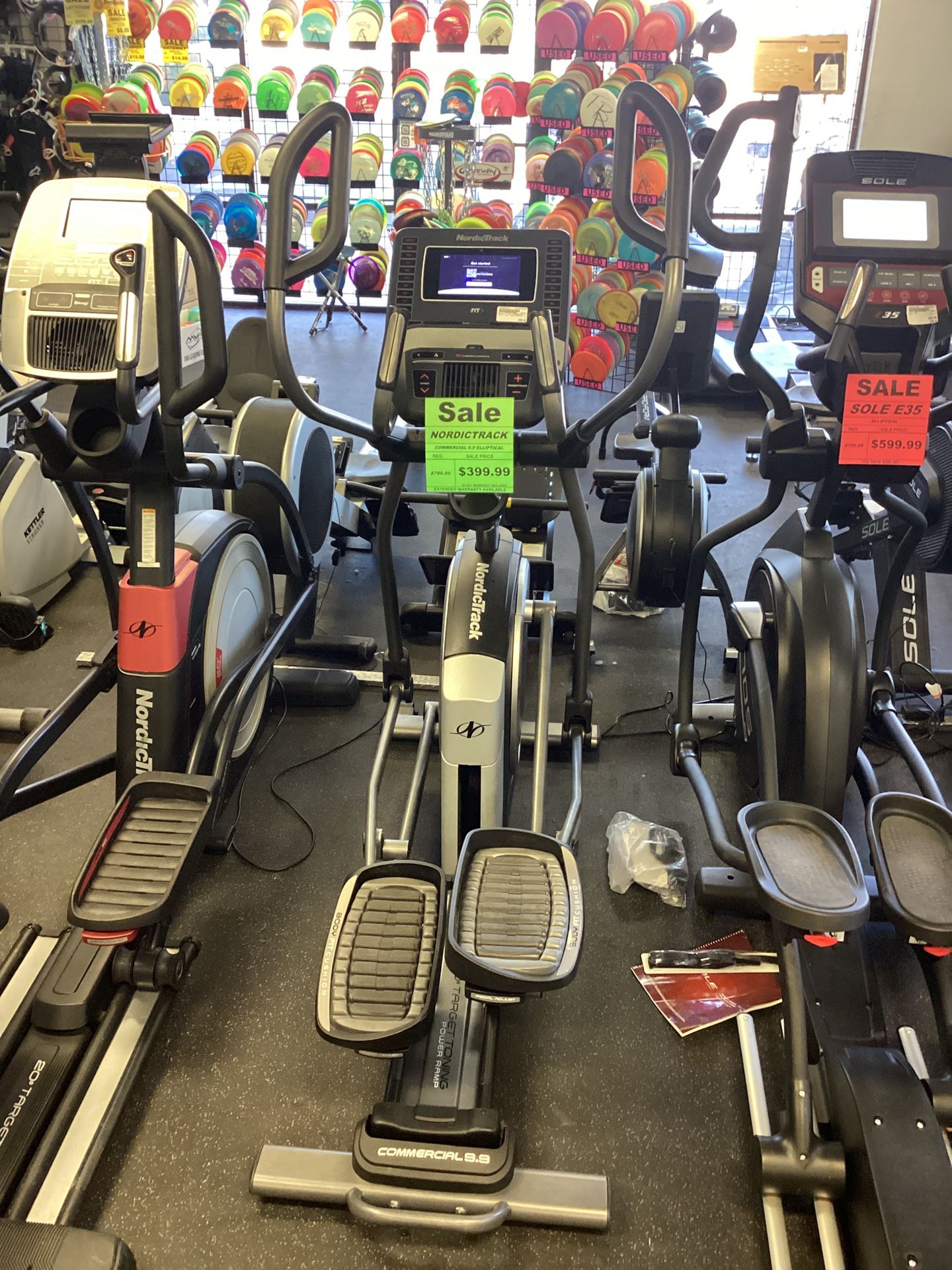 NordicTrack Commercial 9.9 Elliptical Cross Trainer With Power Incline And iFit Touchscreen Like New