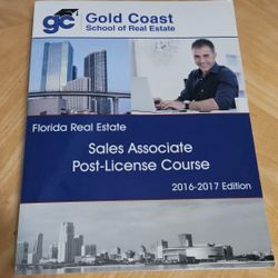 Real Estate  Post -License  Course  Book.