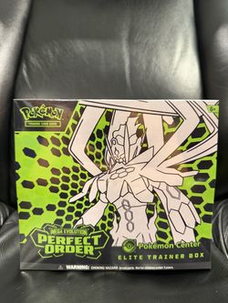WTT / Perfect Order Pokemon Center Elite Trainer Box ETB Factory Sealed