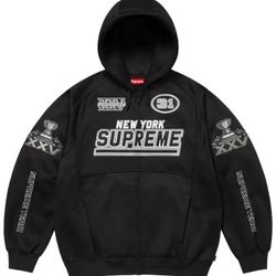 Supreme Football Zip Up Hoodie Brand New Size Medium