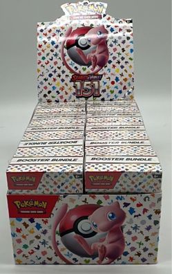 Pokemon - 151 Booster bundles w/ display case