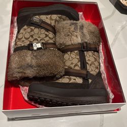 Coach Boots Size 7.5 Marietta New In Box