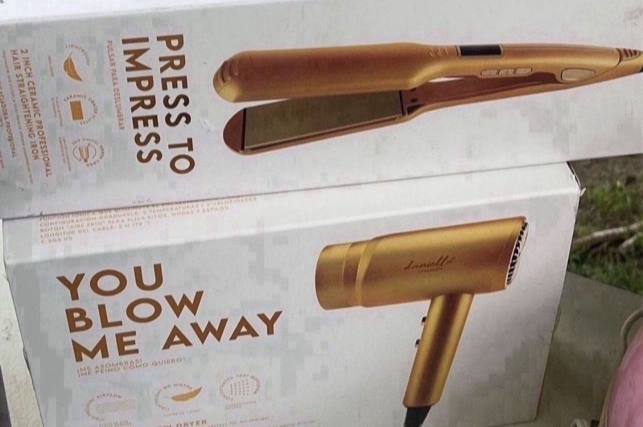 Blow Dryer And Straightener