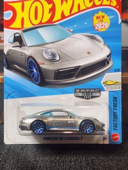 Hot Wheels ZAMAC Porsche 911 Carrera T (Walmart Exclusive)