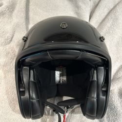 NWOT HJC Motorcycle Helmet Sz Lg Retractable Visor