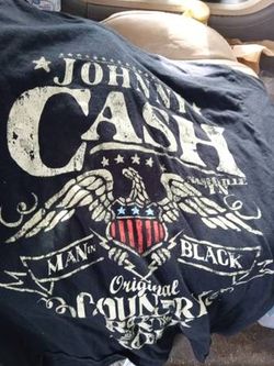 Johnny Cash Man In Black shirt. Mint. M. $10 OBO.