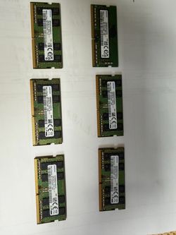 Samsung SO-DIMM Laptop RAM Sticks – Lot of 6