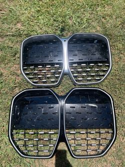 2021~2024 BMW I4 G26 OEM GRILLE UPPER GRILL FACTORY BLACK / SILVER