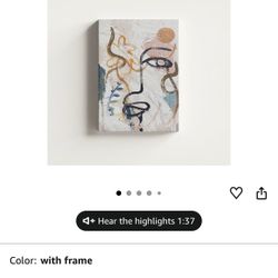 Face Line Art Wall Decor