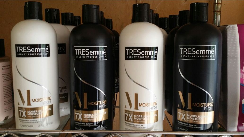 Tresemme shampoos & conditioners
