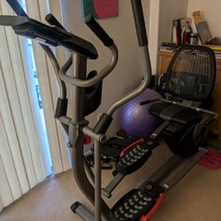 Pro-Form Elliptical/Bike Combo Plus an Upright Stationary Bike And Gazelle. See Pics