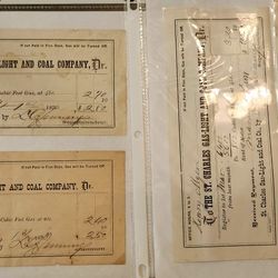 X4 Antique St. Louis Area Receipts See The Ad! 