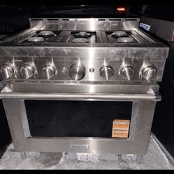 Ferguson Six Burner Kitchen Aid Stove