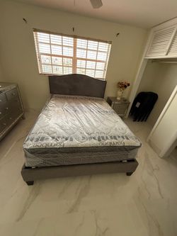 NEW MATTRESS FULL SIZE PILLOW TOP WITH BOX SPRING