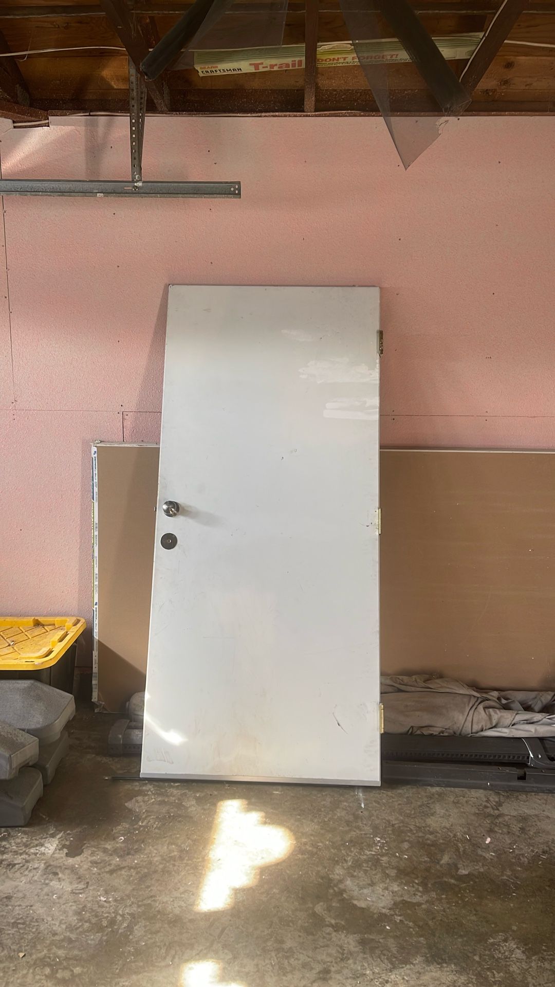 Garage fire resistant door