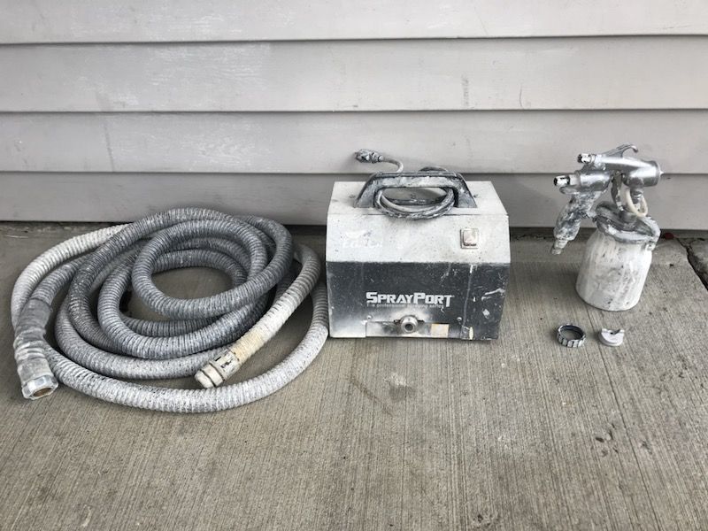 Earlex hv6003 Sprayer with Pressure Feed Pro 8 Spray Gun