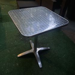 Square Aluminum Indoor-Outdoor Table