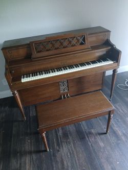 Piano With Chair