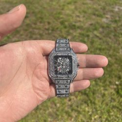 VVS Full Ice Out Moissanite Watch 