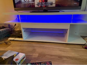 White TV stand