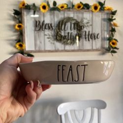 Rae Dunn FEAST Plate Or bowl