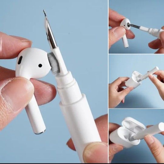 3-in-1 Earbuds Cleaning Kit: Keep Your AirPods Pro & AirPods 1 & 2 Sparkling Clean!