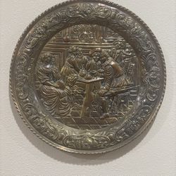 Vintage Brass Plate Made In England