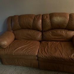 Leather Sofa 