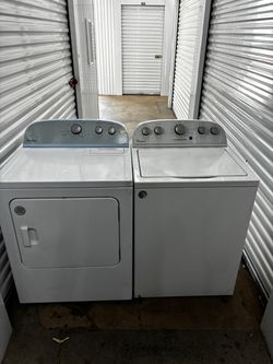 Washer and dryer set