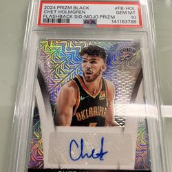 Cher Holmgren Jersey Match Auto Mojo /20 PSA 10