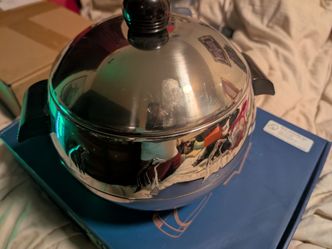 a vintage West Bend "Penguin" Hot & Cold Server Ice Bucket in true mint condition