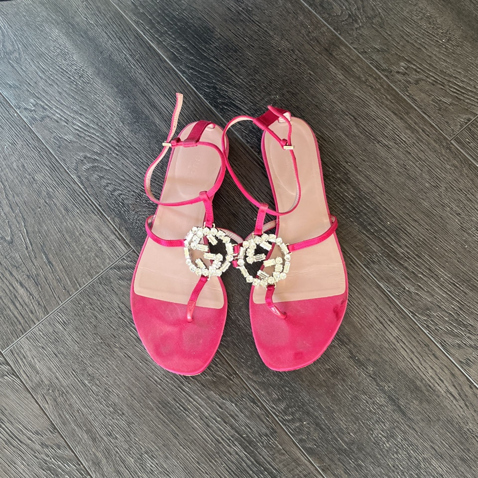 Gucci Rhinestone Sandals