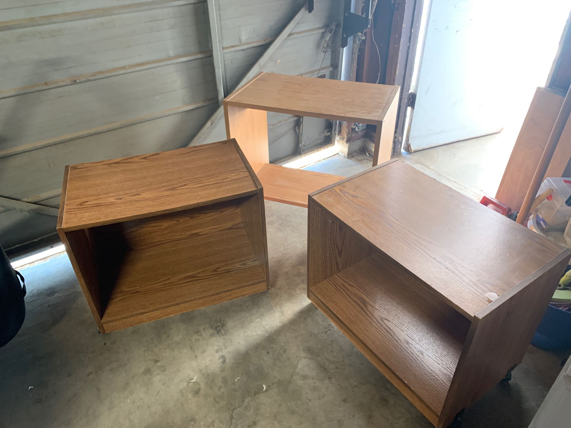 Side tables and tv stand