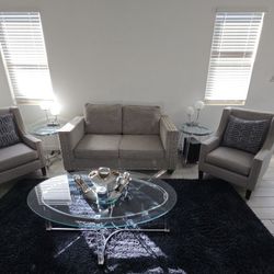 Loveseat two armchairs 