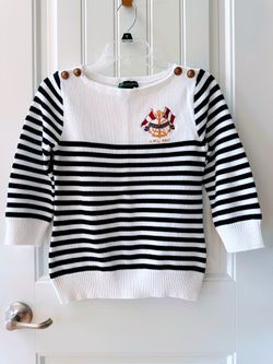 ralph lauren dark navy blue/white small worn once