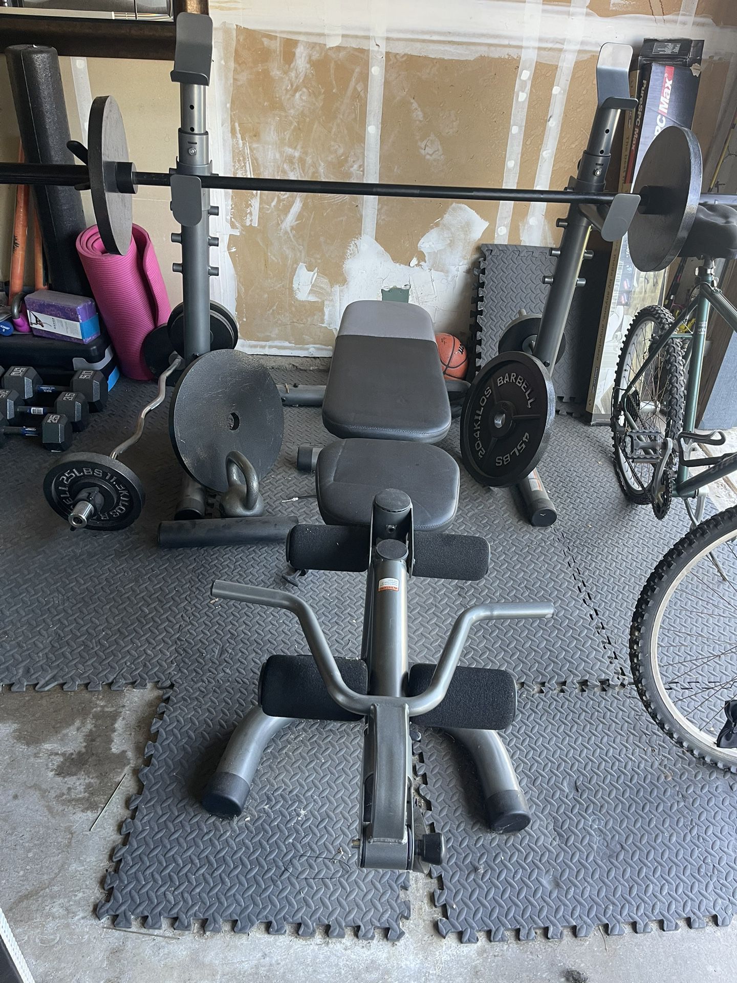Heavy Duty Bench & Weights For Sale OBO (Only Selling Complete Set)