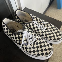 Vans Shoes Checkered 10.5 Size