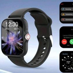 New SmartWatch for Men/Women, 1.83" Touchscreen, Fitness Tracker, Calls/Messages
