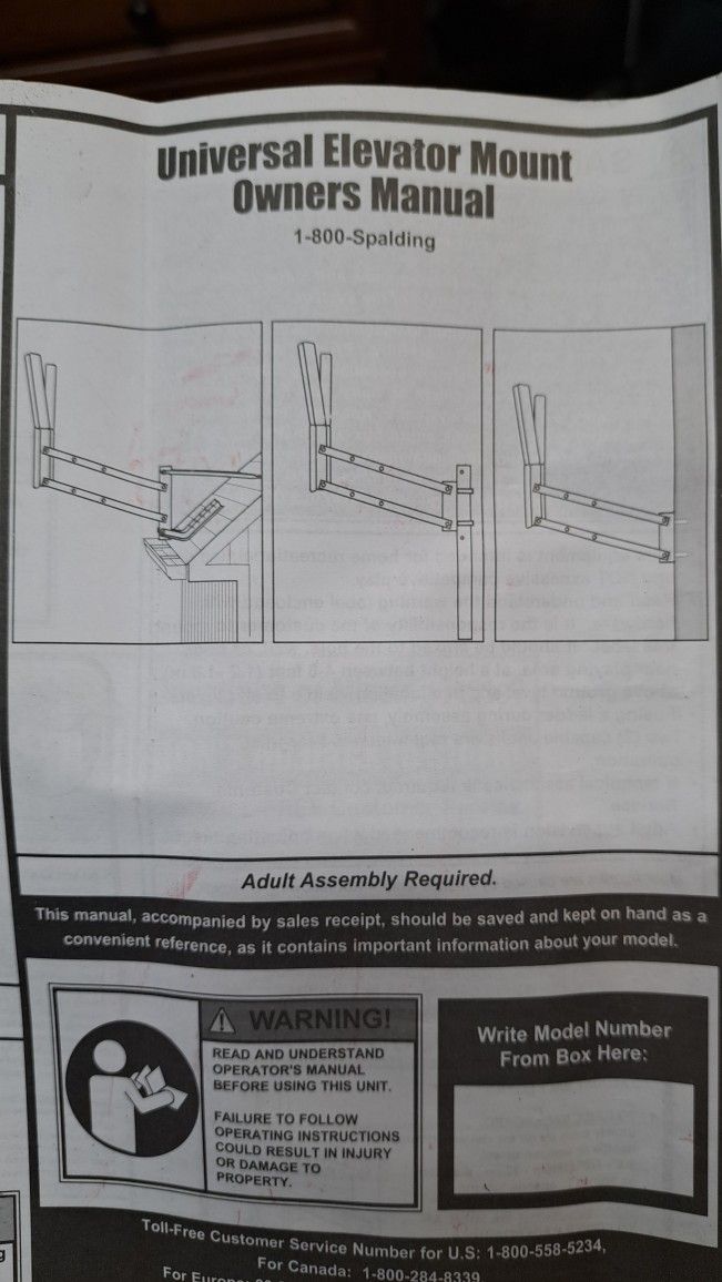 Universal Elevator Mount 