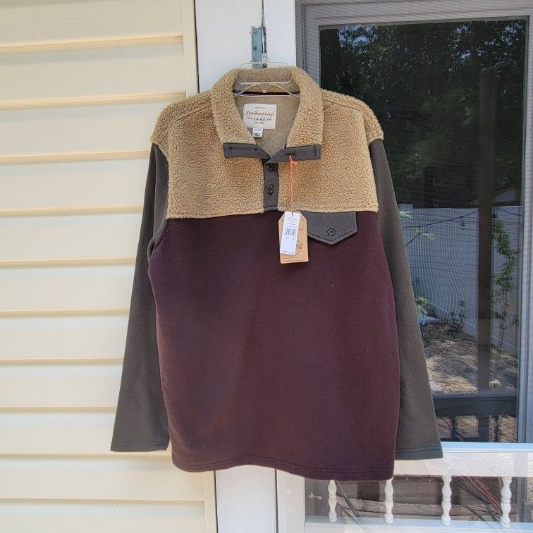 BRAND NEW ORIGINAL WEATHERPROOF VINTAGE MEN'S SWEATSHIRT XL GREEN TAN BROWN  for Sale in Jacksonville, FL - OfferUp