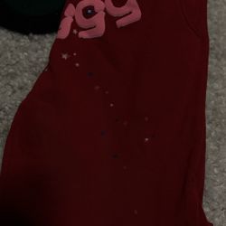 Red Sp5der Sweatpants Brand New