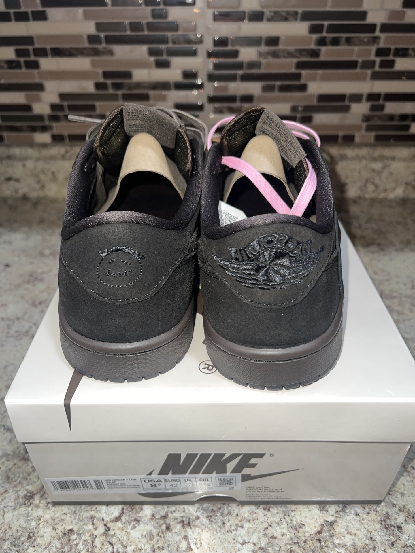 Jordan 1 Travis Scott Velvet Brown Size 8.5