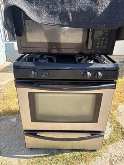 Microwave and Stove