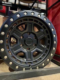 Super sale on Black rhino 17” 6x139.7 wheels & 35x12.50-17 TOYO RT TRAIL TIRES FOR 6 lug truck suv (We Finance)