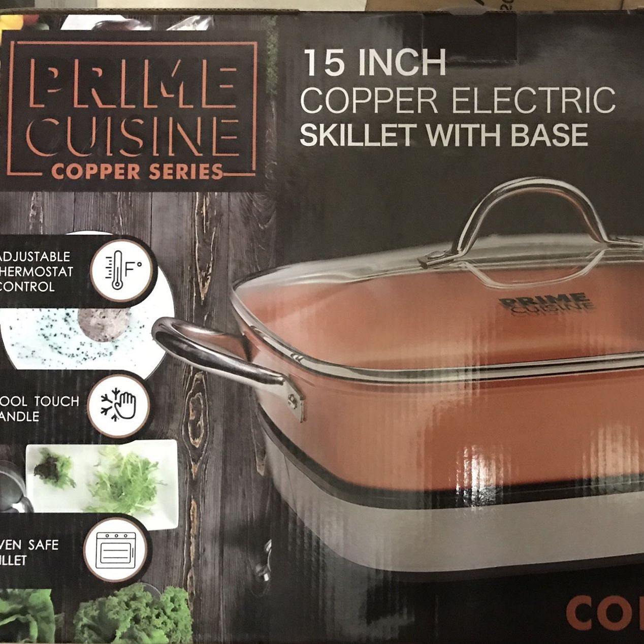 Cooper Electric Skillet with Base 15 Inch for Sale in San Francisco, CA -  OfferUp