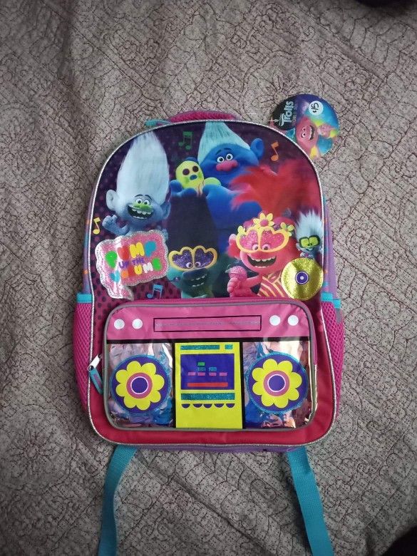 TROLLS BACKPACK NEW WITH TAGS $15 ✔️PRICE IS FIRM!!!✔️