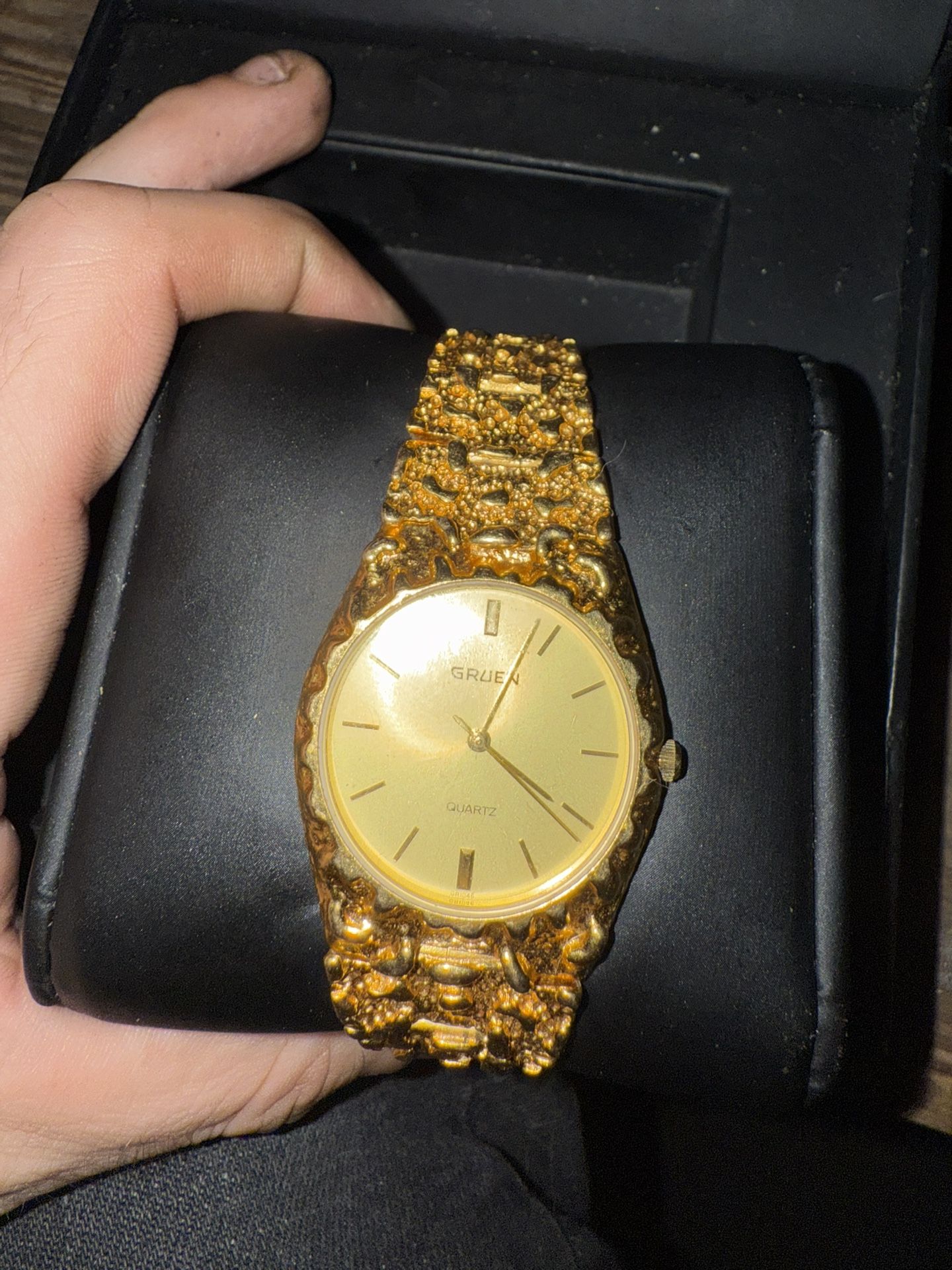 Vintage Gold Nugget Watch
