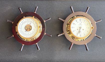 Nautical Clock & Barometer